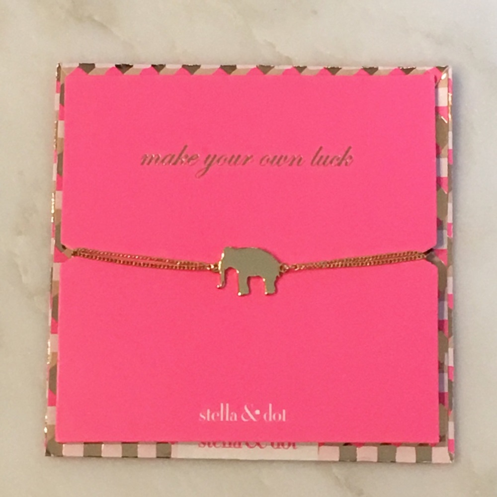 Stella & Dot - Elephant Wishing Bracelet
